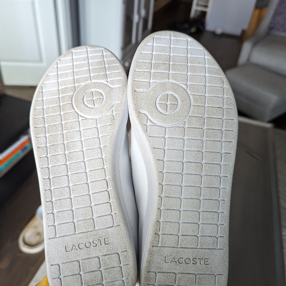 Women's size 9 White Lacoste sneakers - Picture 5 of 5